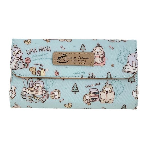 Uma Hana Handbags - Waterproof Sloth Multifunctional Trifold Wallet